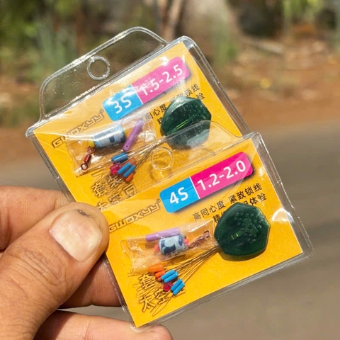 Vỉ phụ kiện Sét Trục Cao Cấp Gwoxyy, Đầy Đủ Chì Hạt Chặn, mà ní..