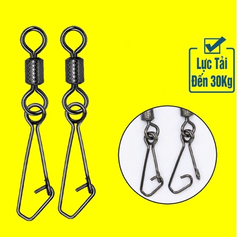 (10 Cái ) Khóa Link 2 Vòng Chống Xoắn Chữ U Cao Cấp