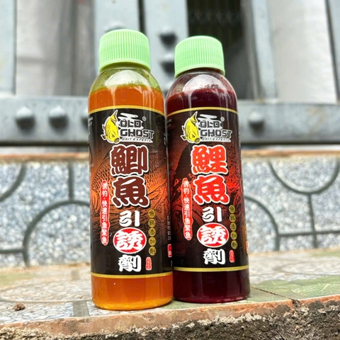 Hương Liệu Lão Quỹ - Trứng Sữa và Chép Dâu - Chai 120ml - Hương liệu chuyên câu cá Chép