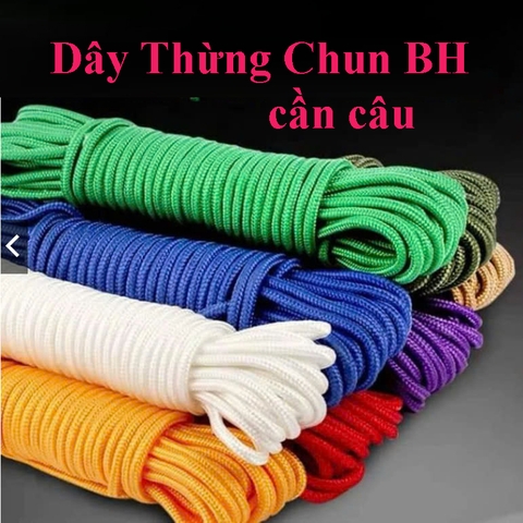 Dây Thừng Chun Bảo Hiểm Cần Câu Cá, Dây co dãn, Chiều dài Dây lúc chưa dãn