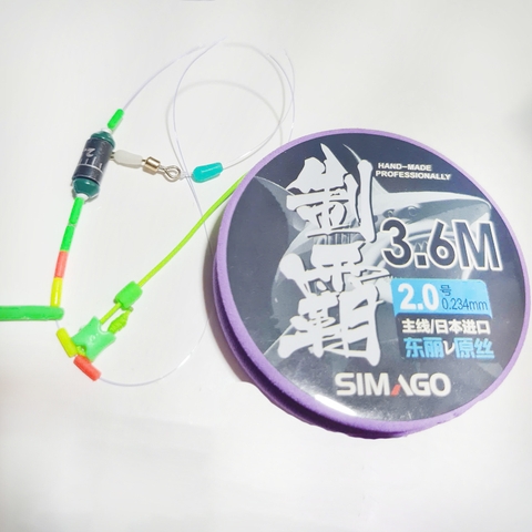 Trục Câu Đài Simago phiên bản mới, gia cố đầu cần thế hệ mới không nút thắt