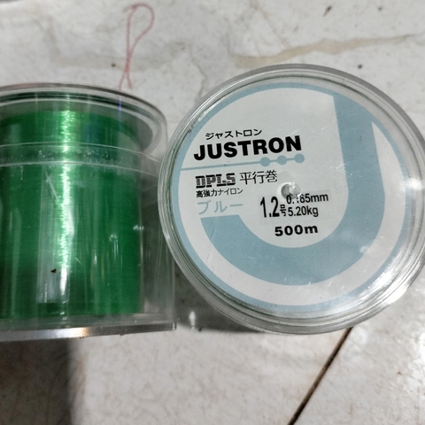 Cuộn 500m Cước Câu Cá Tàng Hình JUSTRON LÀM TRỤC, LÀM THẺO,