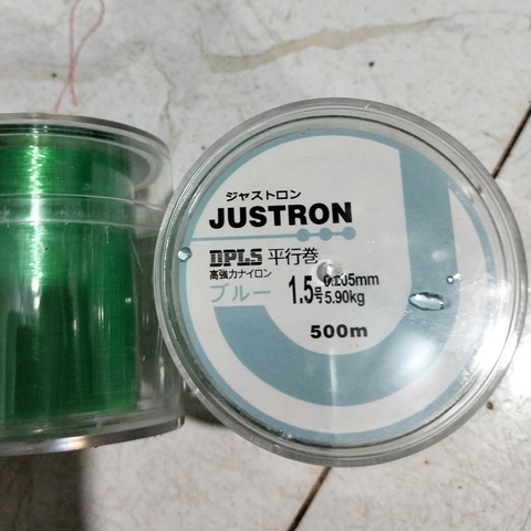 Cuộn 500m Cước Câu Cá Tàng Hình JUSTRON LÀM TRỤC, LÀM THẺO,
