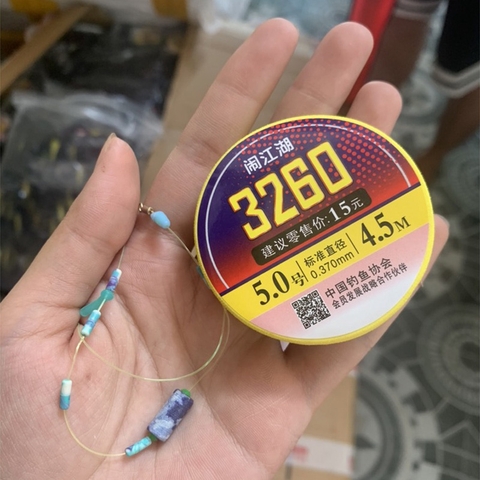 Combo 2 Bộ Dây Trục Câu Đài Buộc Sẵn 3260 Dây Tàng Hình , Tải Cá Cực Đỉnh