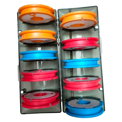 Hộp Silicon Cuốn Trục Câu Đài, Silicon Cao Cấp, Tùy Chọn Số Lượng Từ 6 Đến 16 Cái