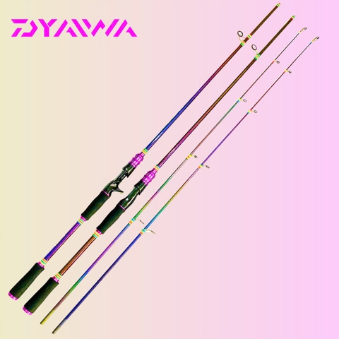 Cần Lure Full Titan Daiwa Độ Cứng M, có máy đứng và máy ngang, Phiên Bản 2024