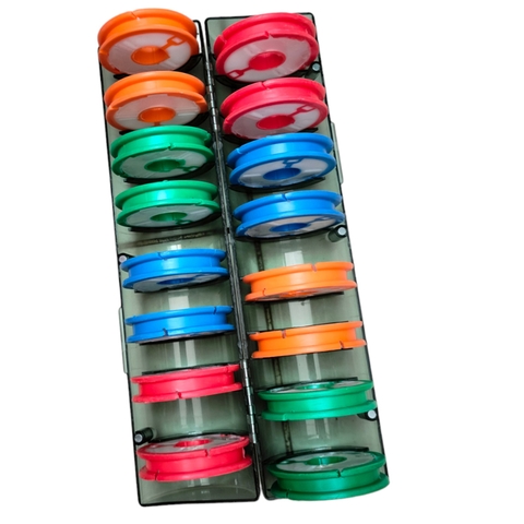 Hộp Silicon Cuốn Trục Câu Đài, Silicon Cao Cấp, Tùy Chọn Số Lượng Từ 6 Đến 16 Cái