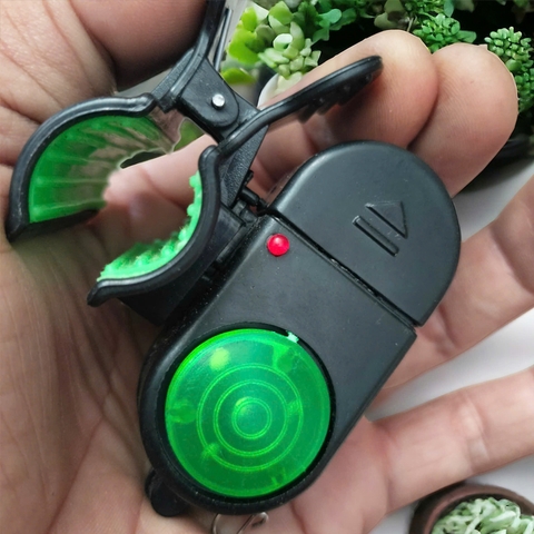 Chuông Báo Cá Điện Tử Cao Cấp Có Còi Hú, Sẵn Pin, Còi Hú khi cá ăn, đèn chớp đỏ