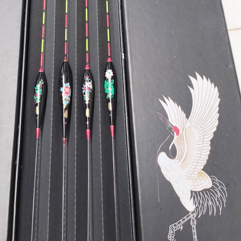 Hộp Combo 4 Phao Hạc Tiên Cao Cấp Dùng Câu Đài