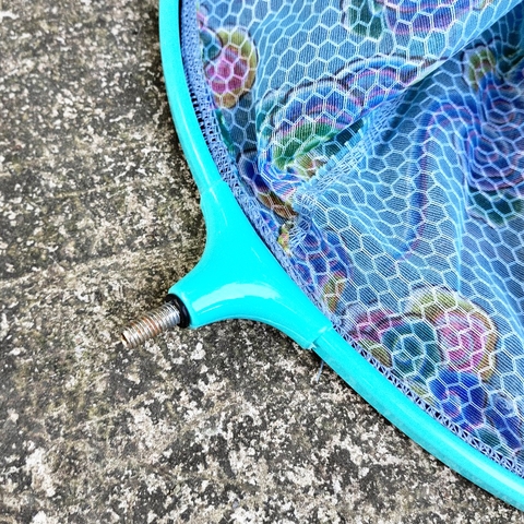 Mặt Vơt CacBon Vành Tròn 40cm.45cm, Dùng Vợt Cá Câu Đơn Câu Đài