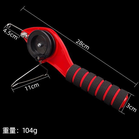 Cần Câu Máy Siêu Ngắn Cán Đỏ ( Bao Gôm Cả Máy ), Câu Lăng Xê, Câu ngâm Chiều Dài chỉ 28cm