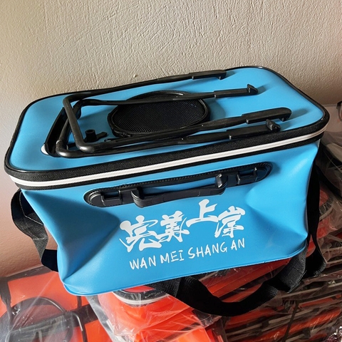 Thùng Đựng Cá Đa Năng Gấp Gọn, Chất Liệu Nhựa EVA Cao Cấp