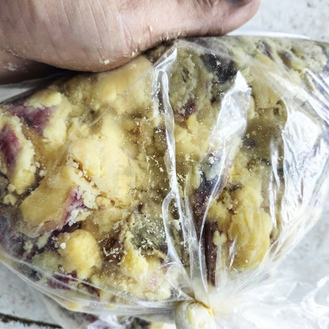 MC09 ( COMBO 2Kg) Gồm 1Kg Cám và 1Kg Khoai Lang Ủ Chua Dùng Câu Chép Trôi Mè, Trắm, Rô Phi.. Cực Nhạy