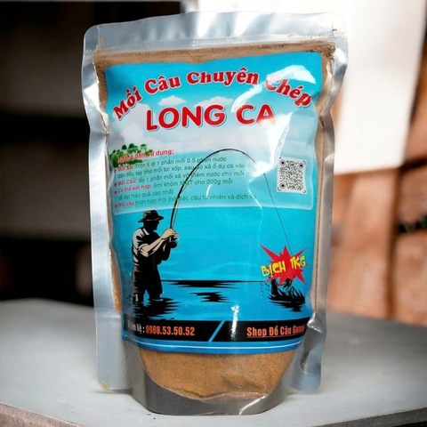 MC05 (Bịch 1Kg) Mồi Câu Chuyên Chép Long Ca , Mùi Thơm  Đặc Trưng Thu Hút Cá nhanh