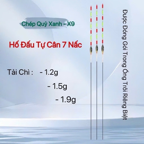 Phao Hố Đấu Chép Quỷ Xanh X9 Chuyên Dùng Đánh Chép, Trắm