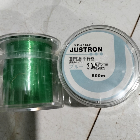Cuộn 500m Cước Câu Cá Tàng Hình JUSTRON LÀM TRỤC, LÀM THẺO,