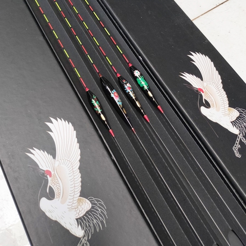 Hộp Combo 4 Phao Hạc Tiên Cao Cấp Dùng Câu Đài