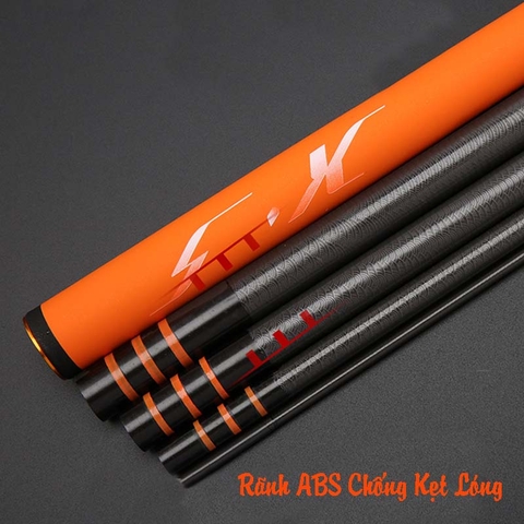 Cần câu tay Cacbon Xoắn Cao Cấp XSMRY ( tặng kèm đọt )