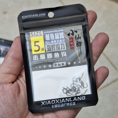 Combo Vĩ 25 Lưỡi Câu thép Tự Lật Có Ngạnh Phiên Bản 2023