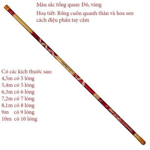 ( BH 2 Năm ) Cần Câu Săn Hàng Giao Long Đại Vũ Tải Cá 100kg ( Tặng kèm đọt phụ và bộ trục 3260 )