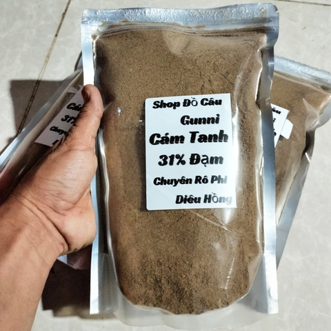 1kg Cám Tanh ( Cực Tanh ) Đạm 31% Chuyên Dùng câu cá rô phi diêu hồng