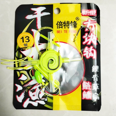 Lưỡi Câu Lancer Chữ Thập Dùng Câu mồi gạch, thiết kế chống rối, dể sử dụng