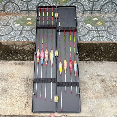 Hộp 8 Cây Phao Nano Săn Hàng Loang Sắc Màu Kèm Hộp Đựng