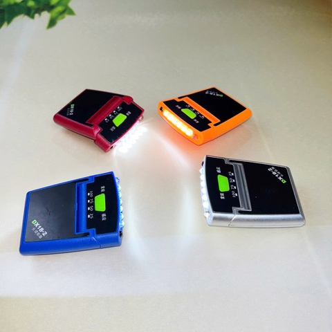 Đèn Kẹp Mũ DX 18 -2 , Đèn 6 Bóng Led, Có Cảm Biến, 2 Chế Độ Sáng Sử Dụng Câu Đêm