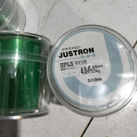 Cuộn 500m Cước Câu Cá Tàng Hình JUSTRON LÀM TRỤC, LÀM THẺO,