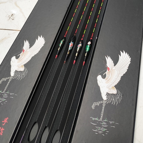 Hộp Combo 4 Phao Hạc Tiên Cao Cấp Dùng Câu Đài