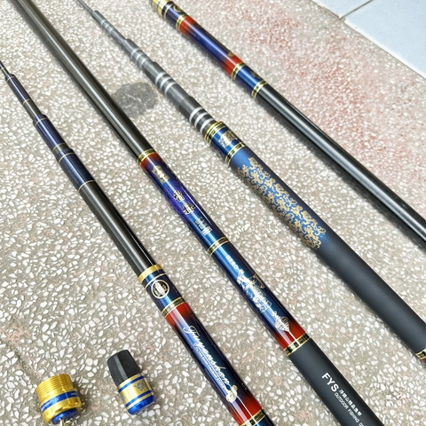 Cần Câu Tay Tào Tháo Chính Hãng FYS độ cứng 6h - 19i  ( Kèm Đọt Phụ Và Trục ) - BH 1 Năm 1 Lóng Trừ Lóng Gốc