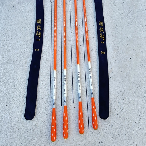 Cần câu Tay Bạch Kinh Thiên Cam 4h -28i ( Kèm Đọt Phụ )