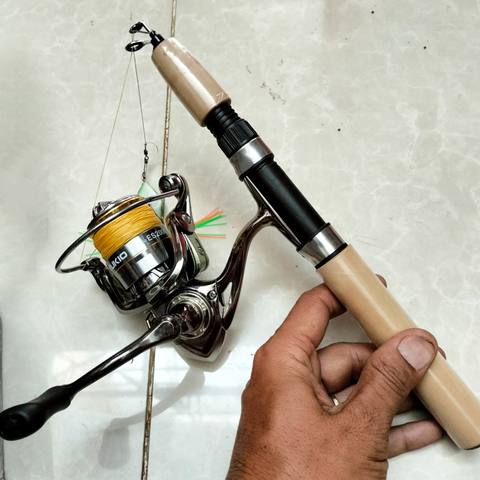 Combo Cần Câu Lure, Câu Tôm, Cần câu máy Siêu Ngắn (Bao Gồm Cả Máy ), Câu Lure, Lăng Xê, Câu ngâm Rút Gọn chỉ 31cm