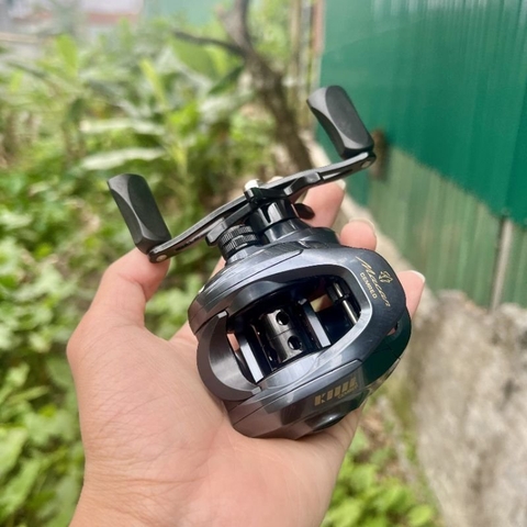 Máy câu cá lure Ngang CEMREO fishing có tiếng drag khi xả spoon Chuyên lure lóc chẽm, Tải cá 9kg