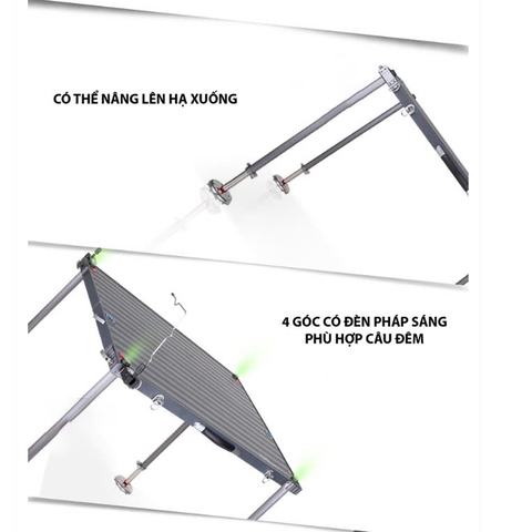 Bàn Địa Hình Đa Năng Cao Cấp Lianqiu LQ-185 100x80cm, Cao 123cm