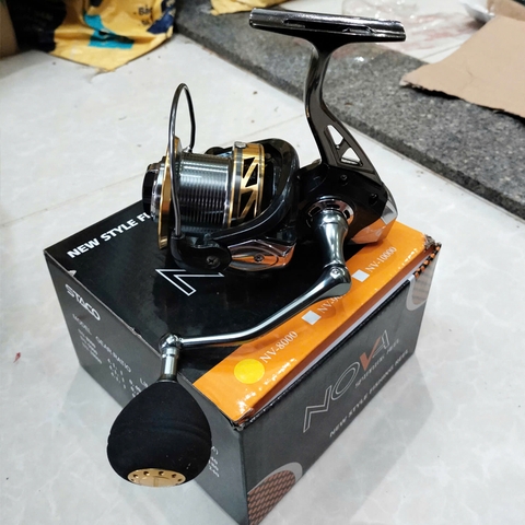 Máy Câu Biển, Máy Câu Kim Loại Staco NOVA, Máy Câu Lục Tì Đè Size Lớn