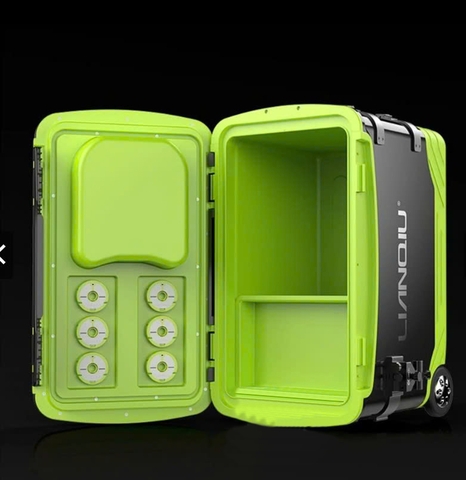 Thùng Câu Đài 36L LianQiu S5, Đầy Đủ Phụ Kiện Đi Kèm, Có Cả Pas Đèn