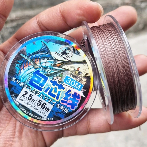 Cước Thẻo PE Lõi Cacbon cá kiếm , Chuyên dùng cẩu gặt, săn hàng, Chịu Tải Cao( Cuộn 30m )