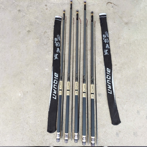 Cần câu Tay BIQUAN BLACK SLARK độ cứng 7h - 19i  ( Kèm Đọt Phụ )- BH 1 Năm 1 Lóng Trừ Lóng Gốc