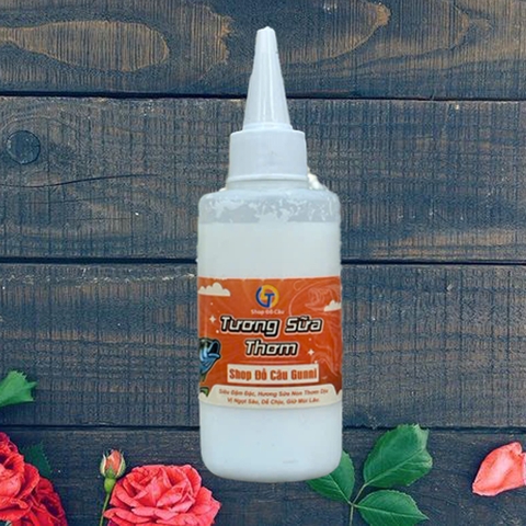 (Chai 100ml ) Hương Liệu Câu Cá Chép Trôi, Trắm Cỏ. Tương Sữa Thơm, Hương Sữa Non, Mật Đường Đen