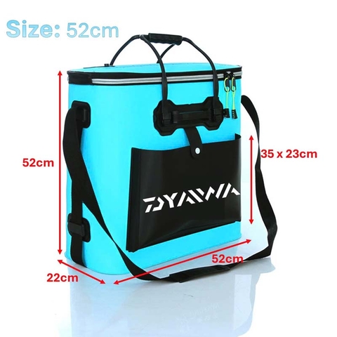 Thùng Đựng Cá Đa Năng DYAWA 1 ngăn lớn 1 ngăn nhỏ, Chất Liệu Nhựa EVA Cao Cấp