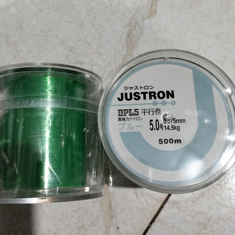 Cuộn 500m Cước Câu Cá Tàng Hình JUSTRON LÀM TRỤC, LÀM THẺO,