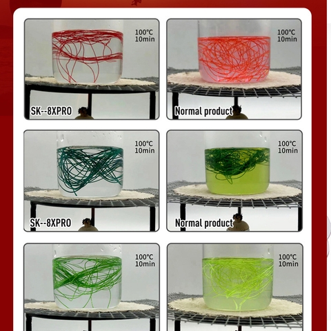 Cuộn 100m Cước Câu Cá PE Đỏ X8 SUPPER LINE, siêu tải