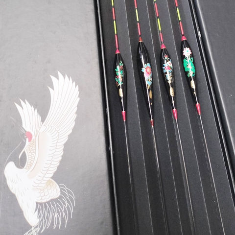 Hộp Combo 4 Phao Hạc Tiên Cao Cấp Dùng Câu Đài