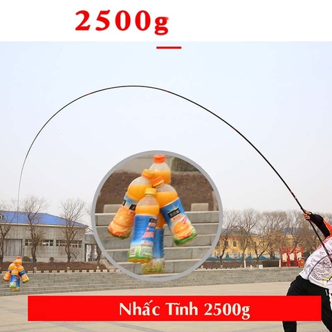 Cần câu tay Xích Long Cacbon Xoắn Cao Cấp Mật Độ Cao (L1 tặng kèm đọt )