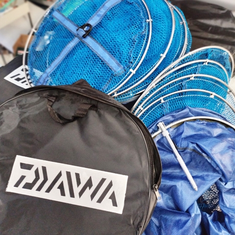 Rọng Cá DAIWA Vòng Thép Nhiều Tầng, Kích Thước Lớn Có Túi Đựng