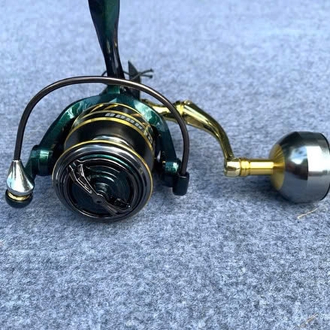 Máy Câu Cá Cao Cấp Chính Hãng YOLO BF Kim Loại độ núm tròn tải cá khủng