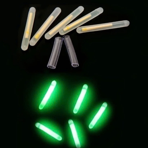 10 Phao Đèn Bẻ Câu Đêm, Đèn Huỳnh Quang Phát Sáng Lâu, Dùng Câu Đêm