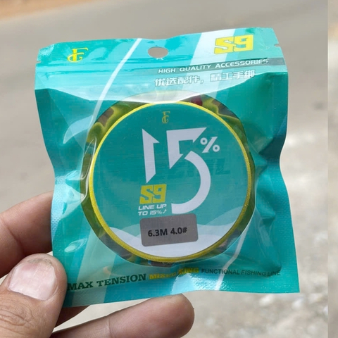 Trục Câu Đài S9 Buộc Sẵn Cao Cấp Đủ Size từ 2m7 đến 7m2, Có Dù Đầu Cần