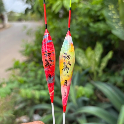 Hộp 8 Cây Phao Nano Săn Hàng Loang Sắc Màu Kèm Hộp Đựng